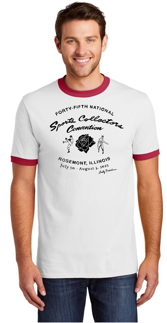 National Sports Collectors show- 2025 limited art tee Andy Friedman